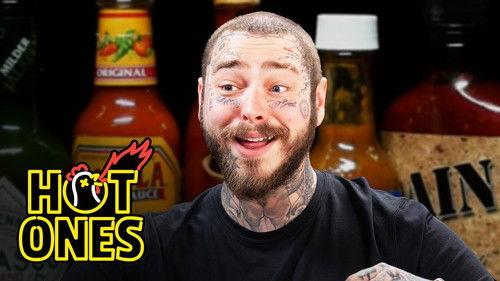 Hot Ones Season 18 Episode 1 - Post Malone Has His Brain Hacked by Spicy Wings