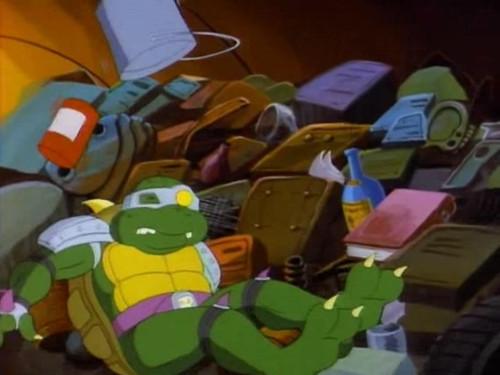 Teenage Mutant Ninja Turtles Season 4 Episode 18 - Slash the Evil Turtle from Dimension X