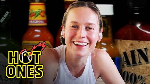 Hot Ones Season 12 Episode 2 - Brie Larson Takes On a New Form While Eating Spicy Wings