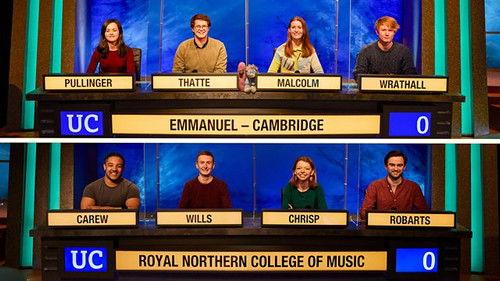 University Challenge Season 51 Episode 16 - Emmanuel College, Cambridge v Royal Northern College of Music