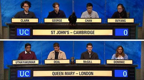 University Challenge Season 51 Episode 17 - St John's College, Cambridge v Queen Mary