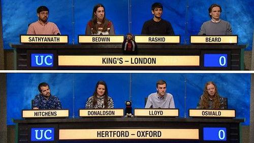 University Challenge Season 51 Episode 22 - King's College London v Hertford College, Oxford