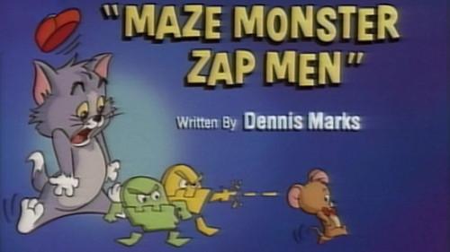 Tom & Jerry Kids Show Season 1 Episode 27 - Maze Monster Zap Men