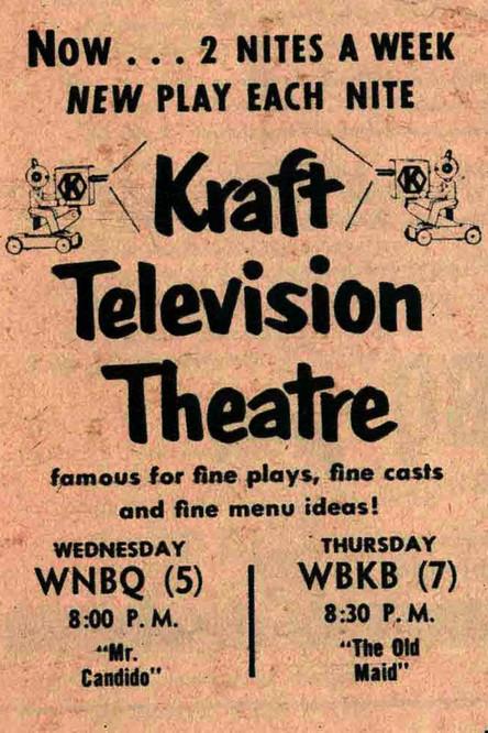 Kraft Television Theatre poster