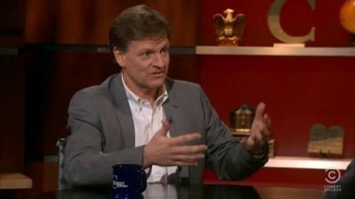 The Colbert Report Season 7 Episode 18 - Leslie Dach, Michael Lewis