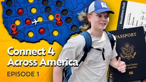 Jet Lag: The Game Season 1 Episode 1 - We Played Connect 4 by Travelling to Actual US States