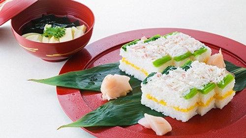 Dining with the Chef Season 4 Episode 6 - Authentic Japanese Cooking: Pressed sushi - Oshizushi with Crab Meat