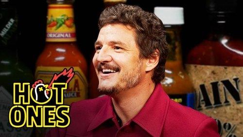 Hot Ones Season 20 Episode 7 - Pedro Pascal Cries from His Head While Eating Spicy Wings