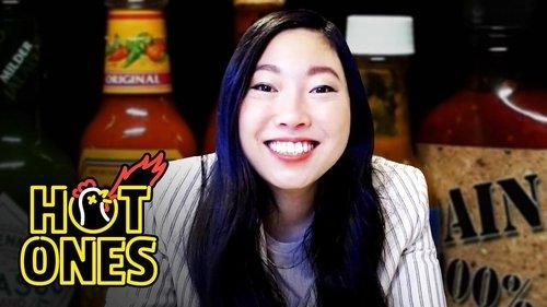 Hot Ones Season 14 Episode 4 - Awkwafina Gets Hot and Cold While Eating Spicy Wings