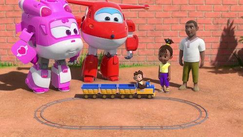Super Wings Season 4 Episode 4 - Chimpanzee Choo-Choo