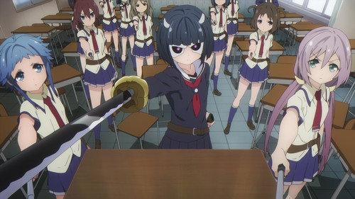 Armed Girl's Machiavellism Season 1 Episode 1 - The Magnificent Blade, Rin Onigawara