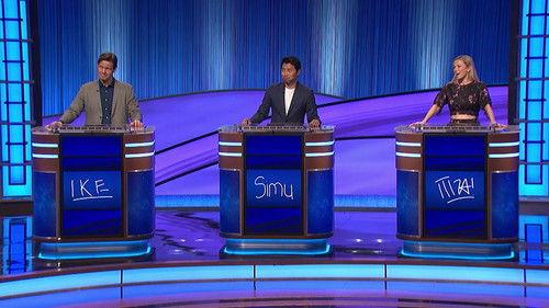 Celebrity Jeopardy! Season 1 Episode 4 - Semifinal #1: Ike Barinholtz, Iliza Shlesinger and Simu Liu