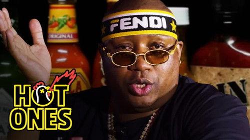 Hot Ones Season 7 Episode 6 - E-40 Asks a Fan to Save Him While Eating Spicy Wings