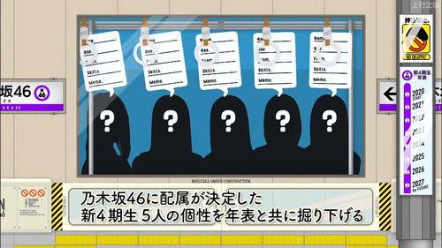 Nogizaka Under Construction Season 6 Episode 14 - 4th Gen Members' Timelines