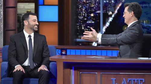 The Late Show with Stephen Colbert Season 1 Episode 29 - Jimmy Kimmel, Guillermo del Toro, Jessica Chastain, Tom Hiddleston, Mia Wasikowska, Beach House