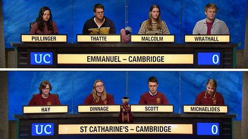 University Challenge Season 51 Episode 18 - Emmanuel College, Cambridge v St Catharine's College, Cambridge
