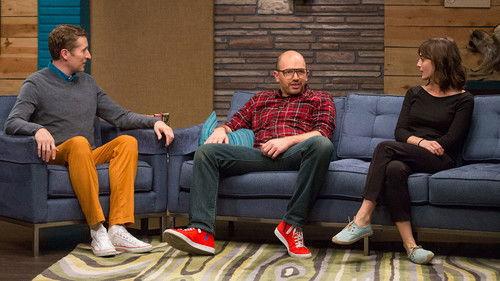 Comedy Bang! Bang! Season 3 Episode 7 - Lizzy Caplan Wears All Black & Powder Blue Espadrilles