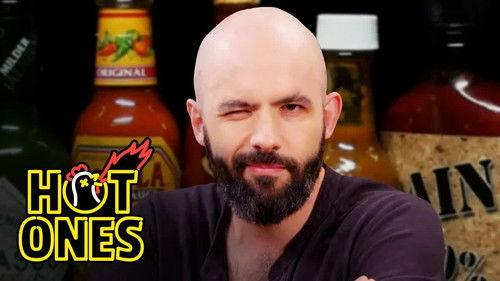 Hot Ones Season 9 Episode 8 - Binging with Babish Gets a Tattoo While Eating Spicy Wings