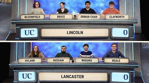 University Challenge Season 55 Episode 8 - Lincoln v Lancaster