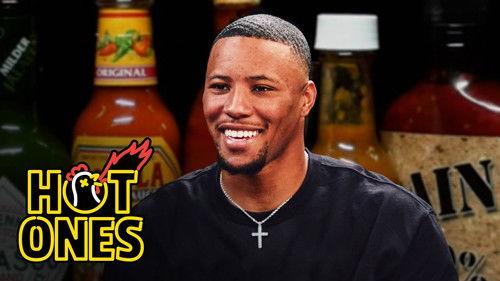 Hot Ones Season 26 Episode 11 - Saquon Barkley Hurdles Over Spicy Wings