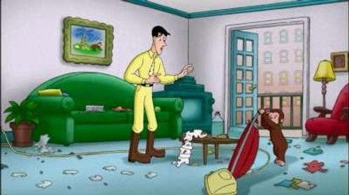 Curious George Season 4 Episode 4 - George Cleans Up