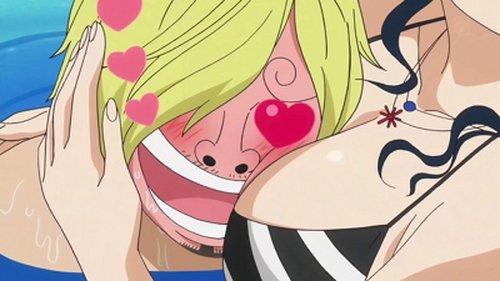 One Piece Season 14 Episode 528 - Excitement Blow-out! Sanji's Life Under Threat!