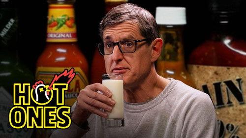 Hot Ones Season 22 Episode 9 - Louis Theroux Attacks the Shark While Eating Spicy Wings