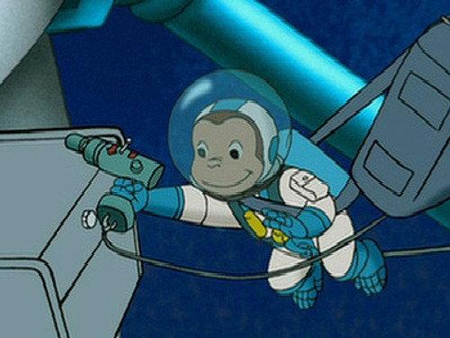 Curious George Season 2 Episode 9 - Grease Monkeys in Space