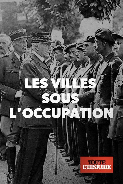 Villes sous l'occupation poster