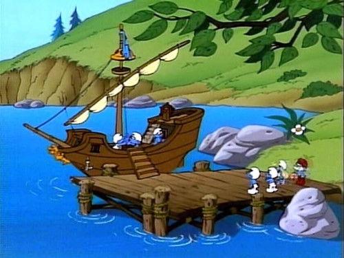 The Smurfs Season 7 Episode 22 - Castaway Smurfs