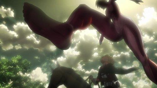 Attack on Titan Season 1 Episode 17 - Female Titan: The 57th Exterior Scouting Mission (1)