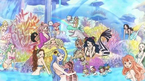 One Piece Season 14 Episode 527 - Landing at the Fish-Man Island! Beautiful Mermaids!