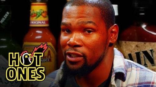 Hot Ones Season 4 Episode 7 - Kevin Durant Sweats It Out Over Spicy Wings