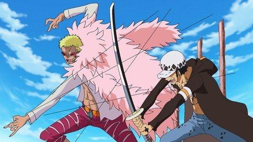 One Piece Season 16 Episode 661 - A Showdown Between the Warlords! Law vs. Doflamingo!