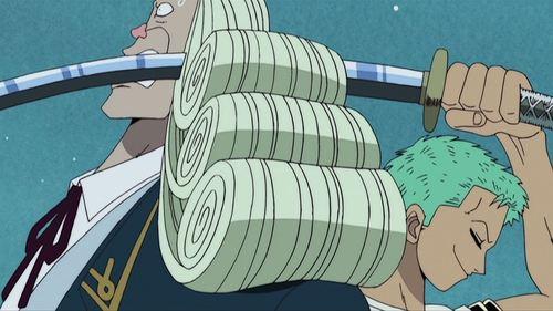 One Piece Season 2 Episode 65 - Explosion! The Three Swords Style! Zoro vs. Baroque Works!