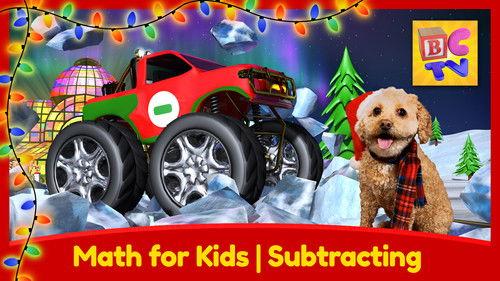 Brain Candy TV Season 2 Episode 5 - Christmas Subtracting - Learn Math for Kids with Monster Trucks and Lizzy the Dog