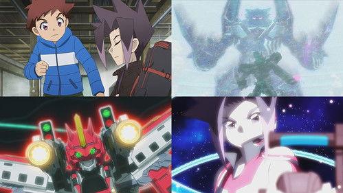 Shinkansen Henkei Robo Shinkalion: THE ANIMATION Season 1 Episode 4 - Fire!! Shinkalion E6 Komachi