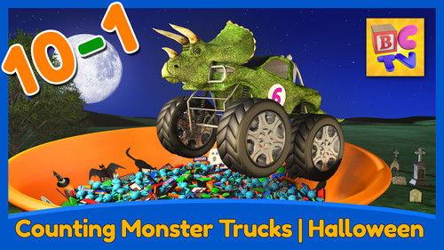 Brain Candy TV Season 2 Episode 4 - Counting Monster Trucks - Halloween - Learn to Count Backwards from 10-1 for Kids