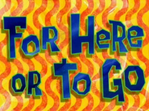 SpongeBob SquarePants Season 8 Episode 39 - For Here or to Go