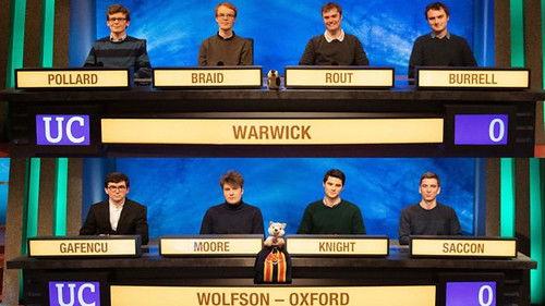 University Challenge Season 50 Episode 12 - Warwick v Wolfson College, Oxford