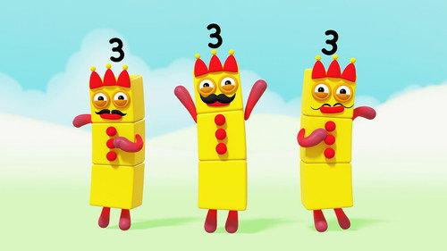 Numberblocks Season 2 Episode 10 - The Three Threes