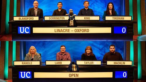 University Challenge Season 50 Episode 3 - Linacre College, Oxford v The Open University