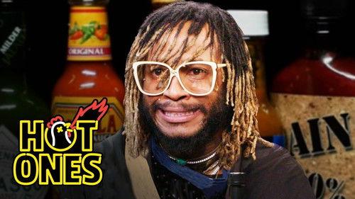 Hot Ones Season 13 Episode 7 - Thundercat Relives a Hot Sauce Nightmare While Eating Spicy Wings