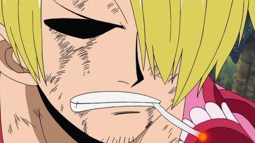 One Piece Season 6 Episode 163 - Profound Mystery! Ordeal of String and Ordeal of Love?!?