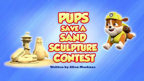 PAW Patrol Season 9 Episode 3 - Pups Save a Sand Sculpture Contest