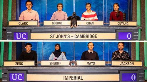 University Challenge Season 51 Episode 10 - St John's College, Cambridge v Imperial