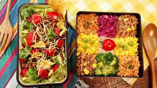 BENTO EXPO Season 3 Episode 5 - Taco Rice & Mosaic Soboro