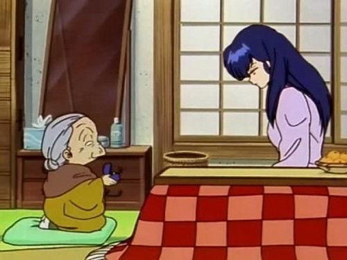 Maison Ikkoku Season 4 Episode 19 - Ah, Excitement! Grandma's love embosomed in the ring