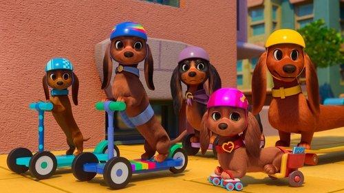 Pretzel and the Puppies Season 1 Episode 7 - Roller-Dogs / Sniff & Share