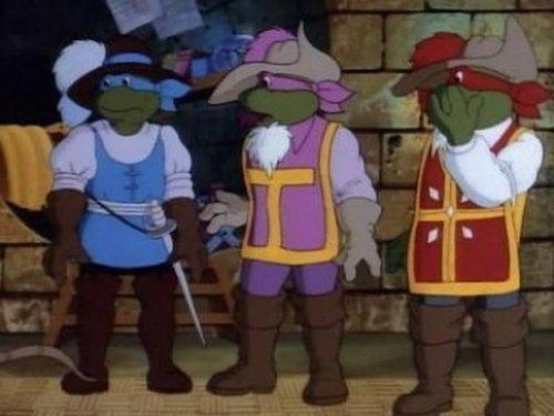 Teenage Mutant Ninja Turtles Season 3 Episode 16 - Four Musketurtles